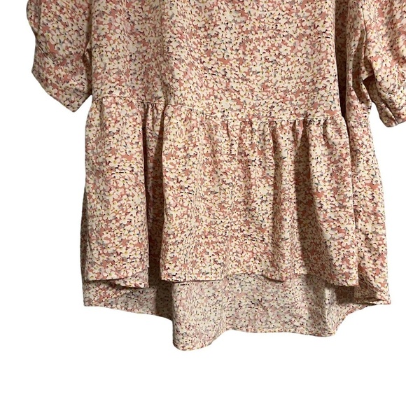 SHEIN Curve 3x peplum floral blouse - Picture 3 of 7